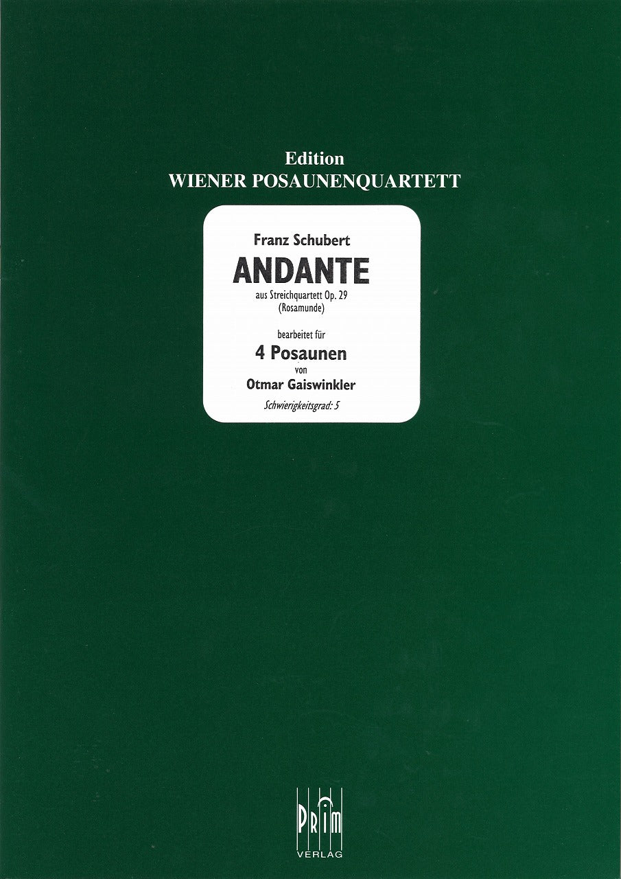 Schubert, Andante (4Tbn) (Prim Verlag)