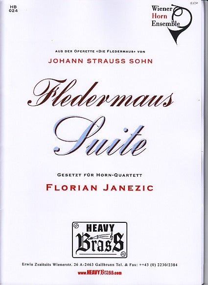 Strauss,J., Fledermaus-Suite (4Hn) (Heavy Brass)