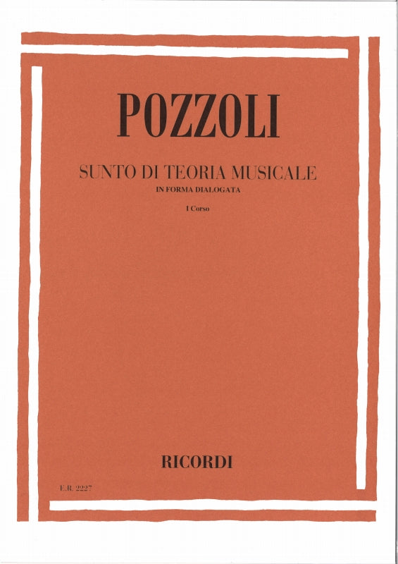 Pozzoli, Sunto... in forma dialogata 1 (Ricordi)