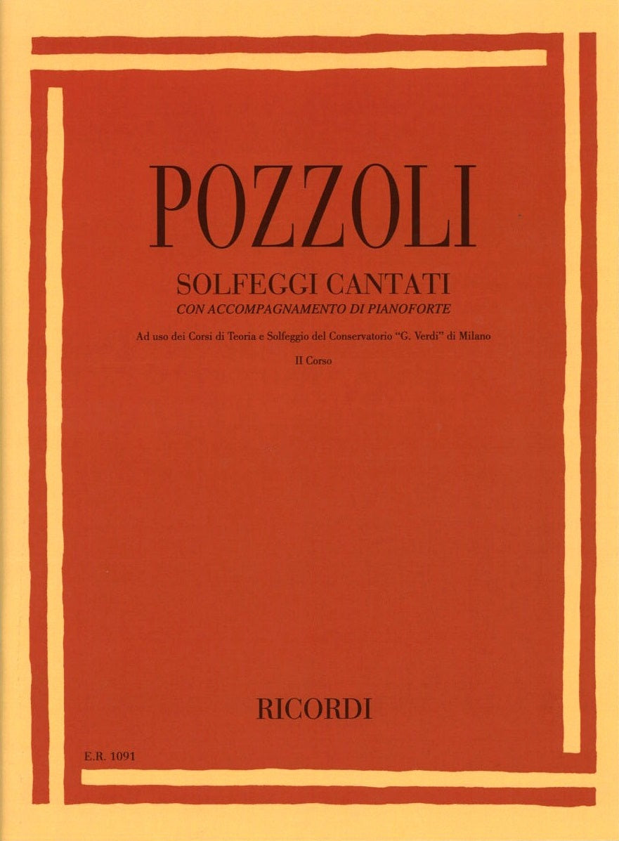 Pozzoli, Solfeggi cantati 2 (Ricordi)
