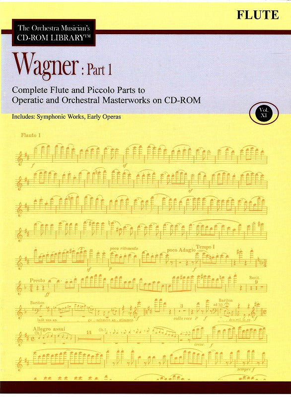 Orchestra Musician's CD-ROM 11 Flute (CD Sheet Music)