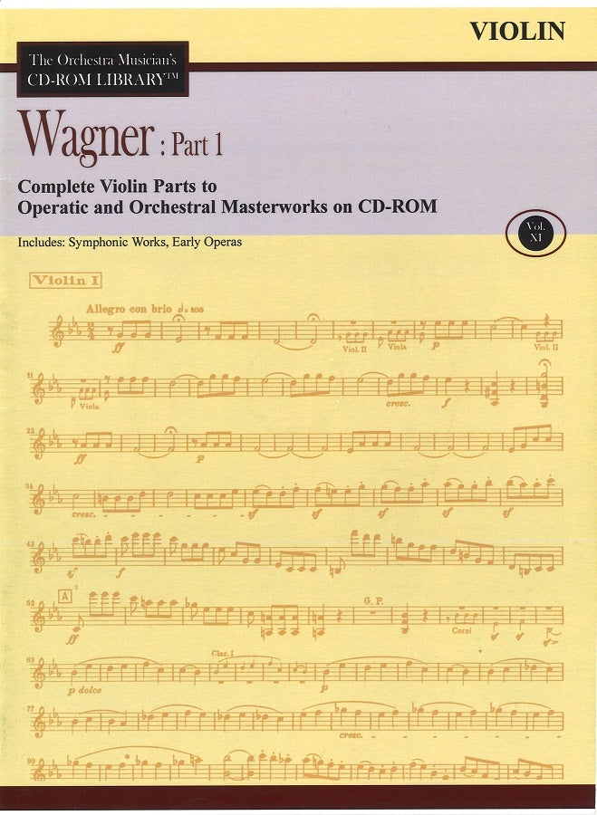 Orchestra Musician's CD-ROM 11 Violin (CD Sheet Music)