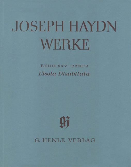Haydn Werke 25/9: L'isola disabitata pap (Henle)