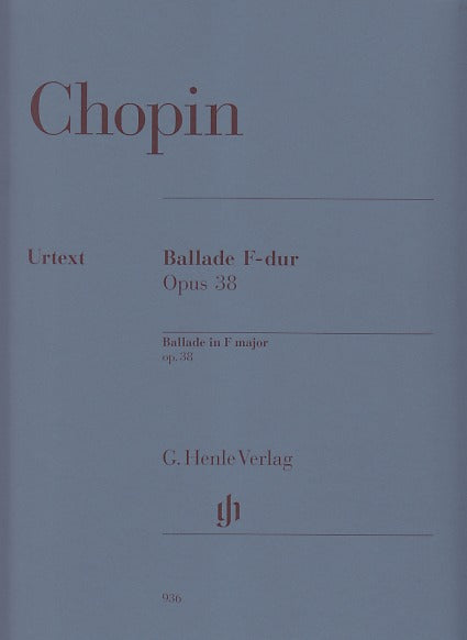 Chopin, Ballade op. 38 in F (Mullemann) (Henle)