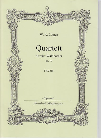 Lutgen, Quartett op. 19 (Hofmeister)