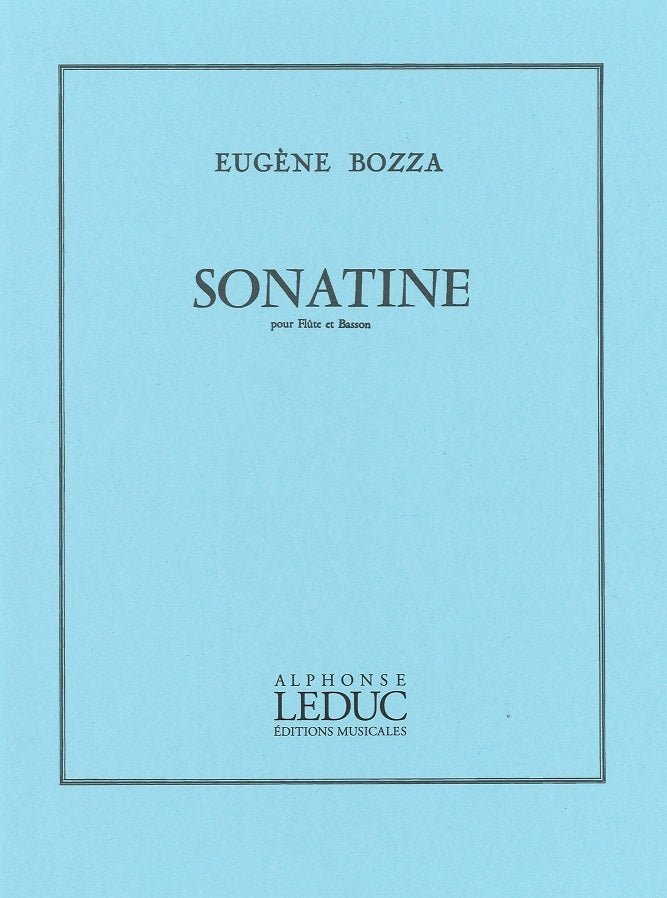 Bozza, Sonatine pour flute et basson (Leduc)