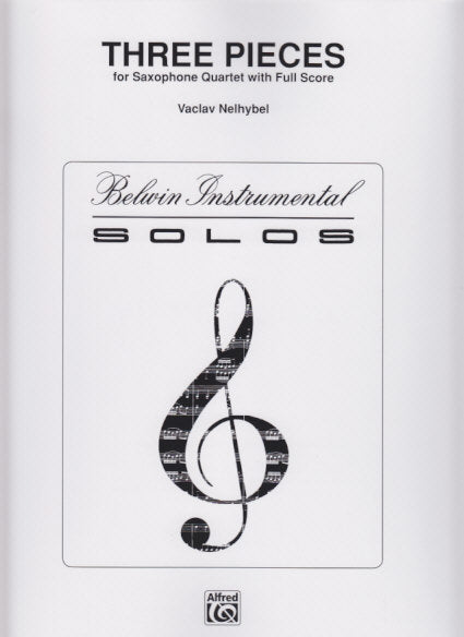 Nelhybel, 3 Pieces (AATBr Sax) (Belwin/Alfred)