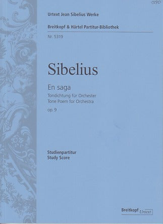 Sibelius, op.  9 En saga (Wicklund) (Breitkopf)