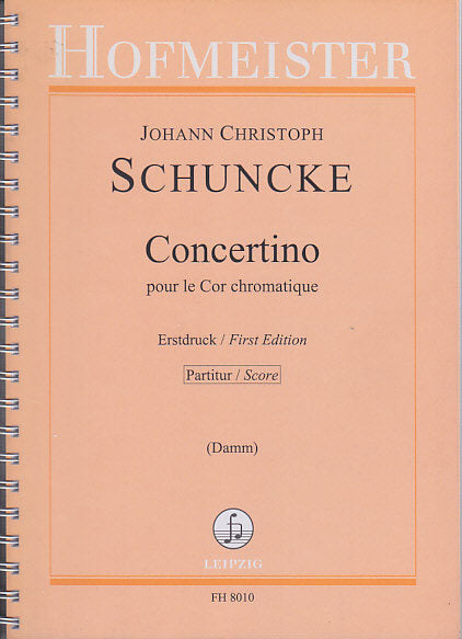 Schuncke, Concertino pour le Cor (Hofmeister)