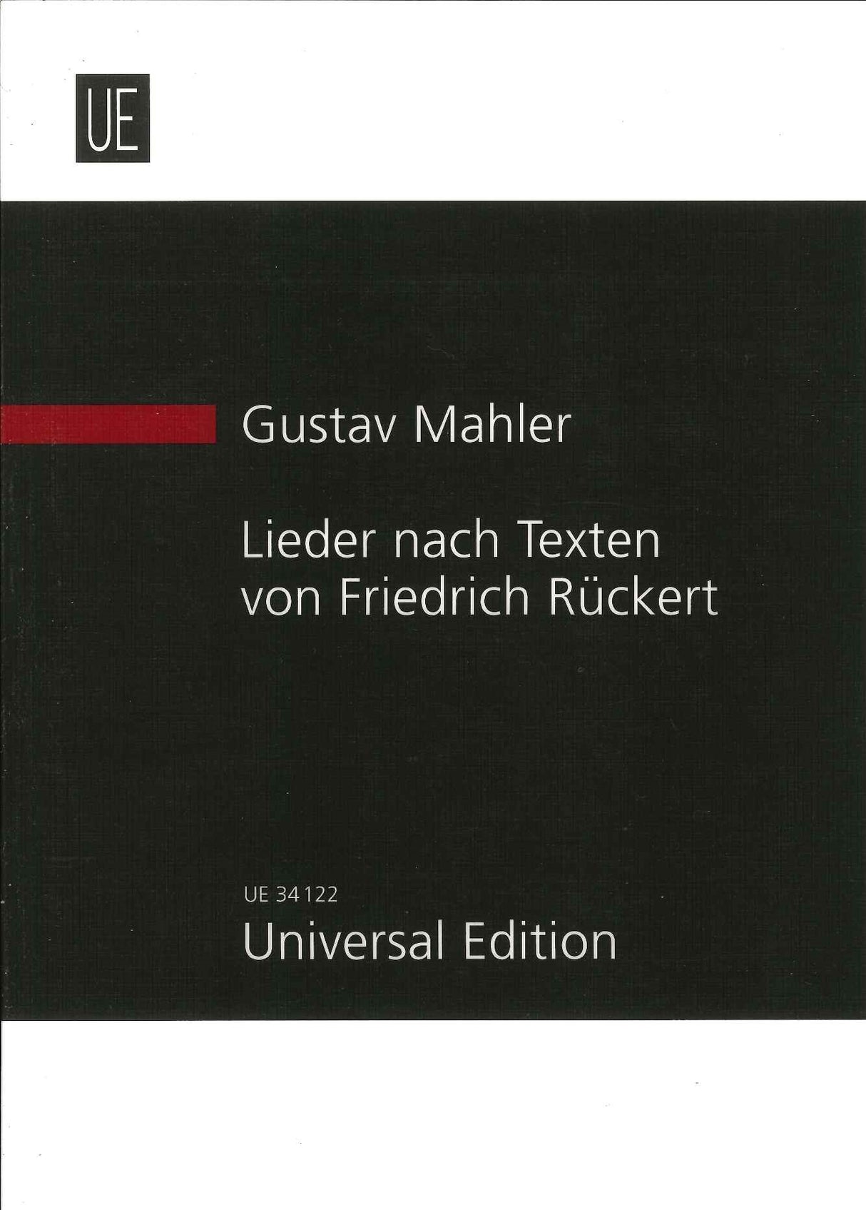 Mahler, Lieder nach Texten von Ruckert (Universal)