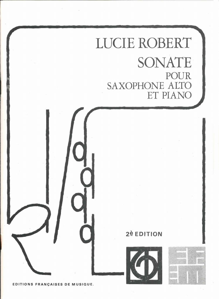 Robert, Sonate (ASax,Pf) (Billaudot)