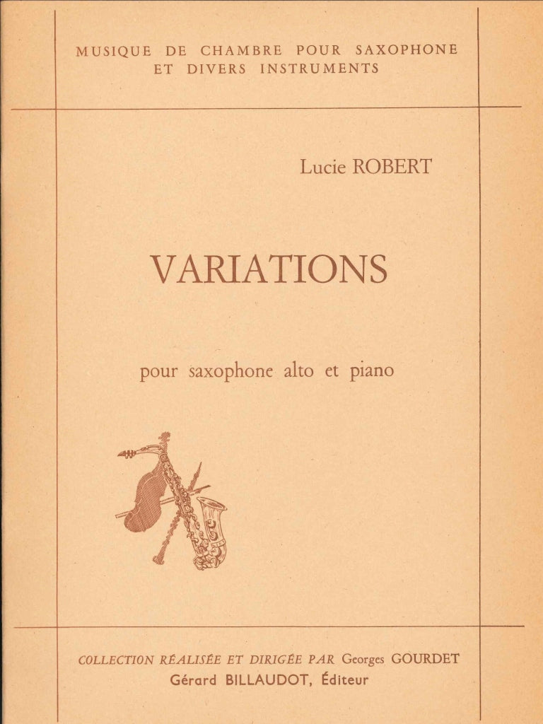 Robert, Variations (ASax,Pf) (Billaudot)
