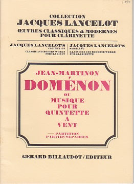 Martinon, Domenon (Billaudot)