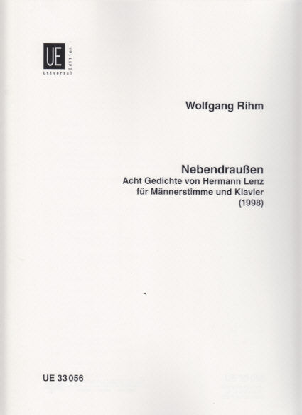 Rihm, Nebendraussen (Bar,Pf) [G] (Universal)