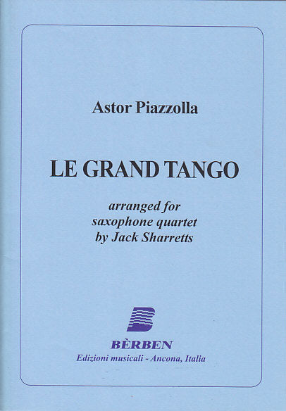 Piazzolla, Grand Tango (SATBr Sax) (Berben)