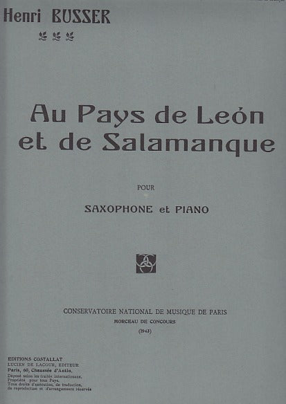 Busser, Au pays de leon et de salamanque (Costallat/Leduc)