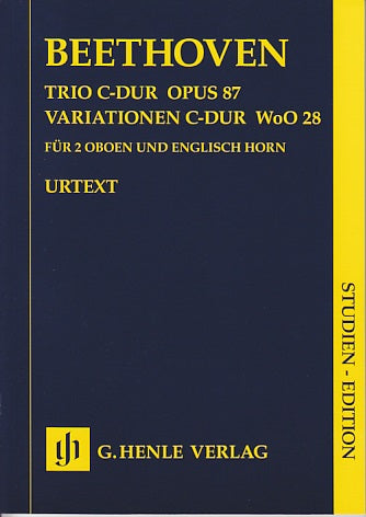 Beethoven, Trio op. 87; Var WoO 28 (Henle)