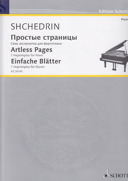 Shchedrin, Artless Pages: 7 Impromptus (Schott)