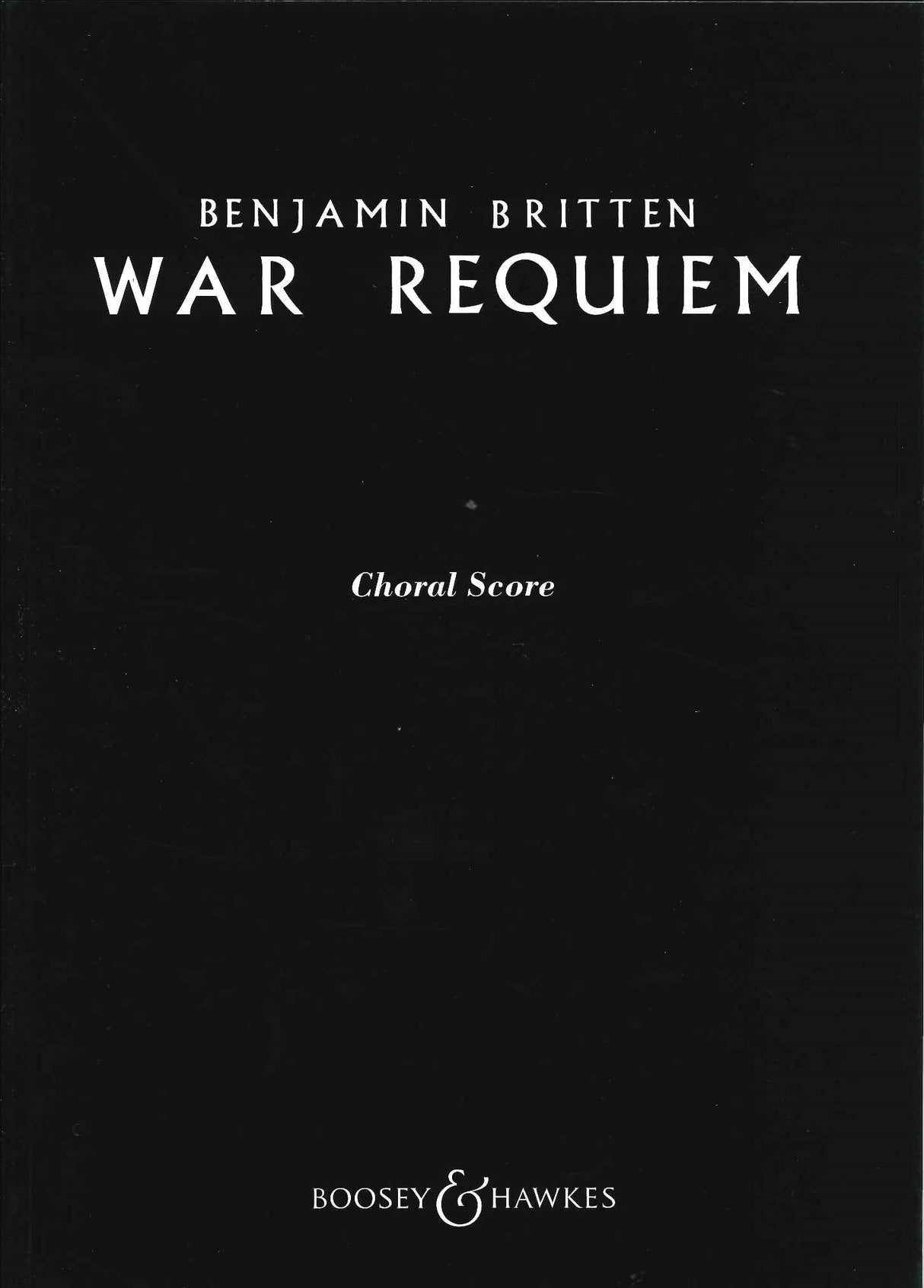 Britten, War Requiem (Choral Score) (Boosey)