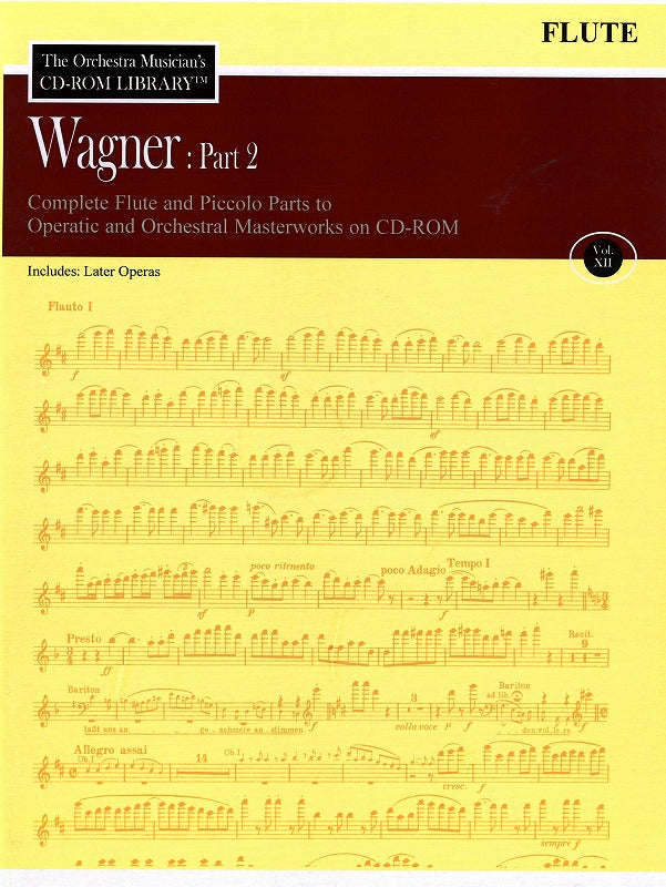 Orchestra Musician's CD-ROM 12 Flute (CD Sheet Music)
