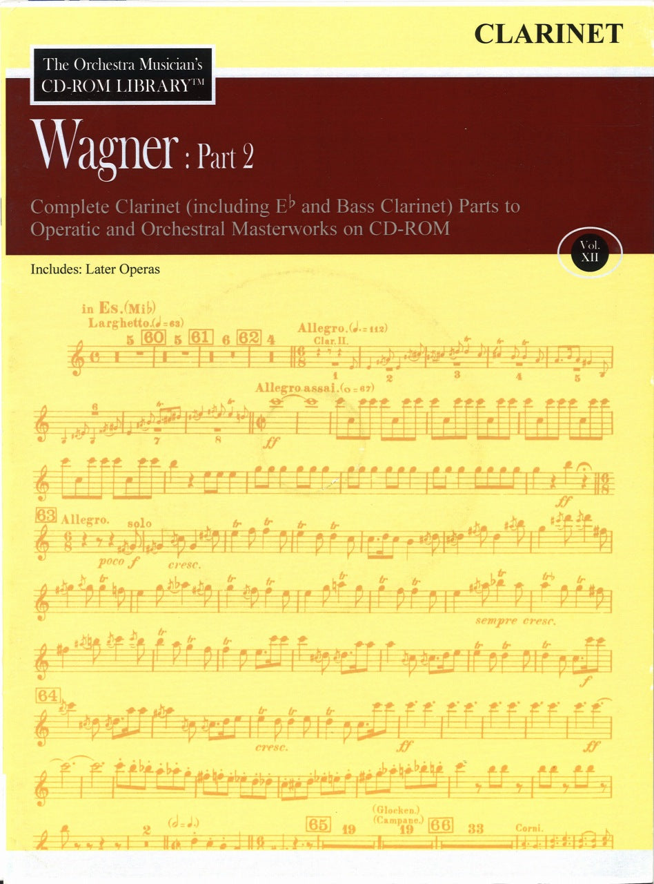 Orchestra Musician's CD-ROM 12 Clarinet (CD Sheet Music)