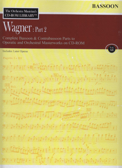 Orchestra Musician's CD-ROM 12 Bassoon (CD Sheet Music)