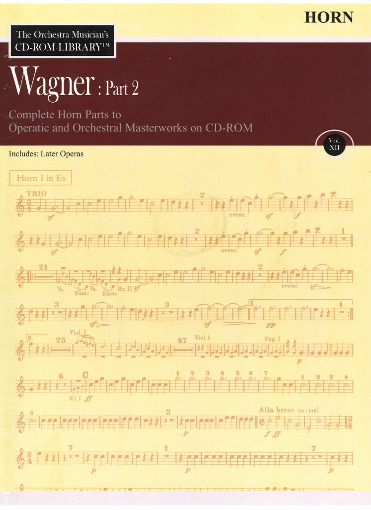 Orchestra Musician's CD-ROM 12 Horn (CD Sheet Music)