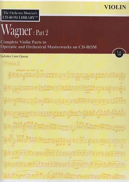 Orchestra Musician's CD-ROM 12 Violin (CD Sheet Music)