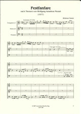 Hader, Festfanfare nach Mozart (Laurentius)