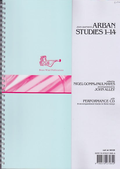 Arban, Arban Studies 1-14 (+2CD) (Brass Wind Publications)