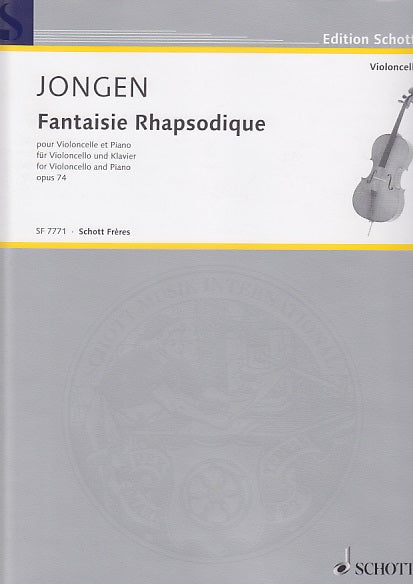 Jongen, Fantaisie rhapsodique op. 74 (Schott Freres)