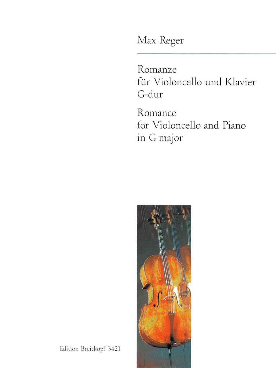 Reger, Romanze G-dur (Vc,Pf) (Klengel) (Breitkopf)