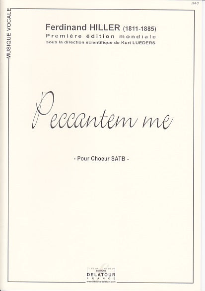 Hiller, Peccantem me: Motet (SATB) (Delatour)