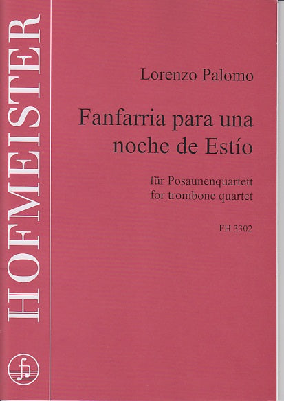 Palomo, Fanfarria para una noche (4Tbn) (Hofmeister)
