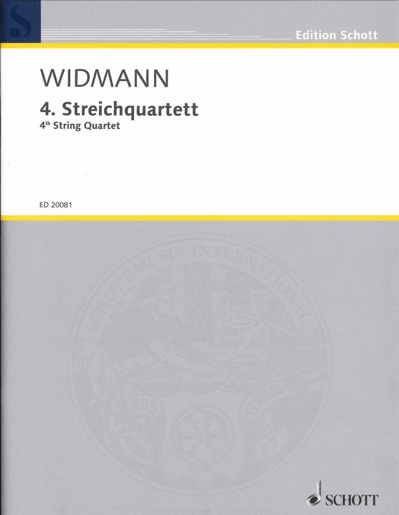 Widmann, Streichquartett Nr. 4 (Schott)