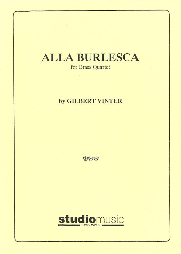 Vinter, Alla Burlesca (2Cnt,Hn,Euph) (Studio Music)