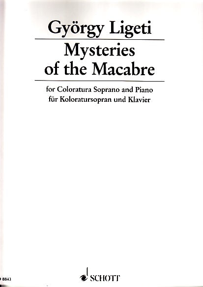 Ligeti, Mysteries of the Macabre (Schott)