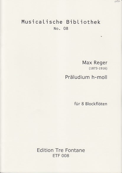 Reger, Praludiem in h-moll (Tre Fontane)