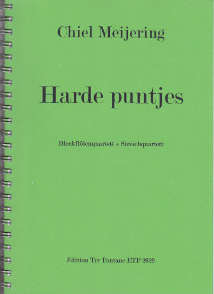 Meijering, Harde Puntjes (Score,CD-ROM) (Tre Fontane)