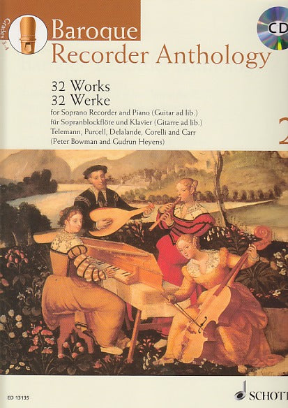 Baroque Recorder Anthology 2 (+CD) (Schott)