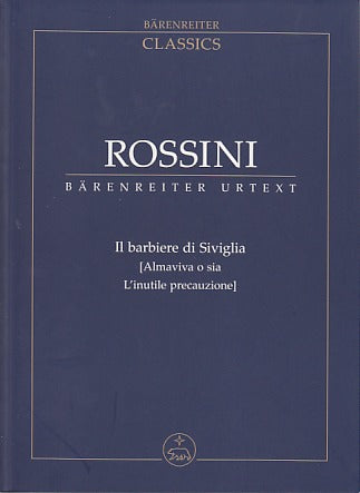 Rossini, Barbiere di Siviglia (Barenreiter)