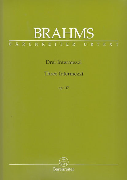 Brahms, Intermezzi op. 117 (Kohn) (Barenreiter)