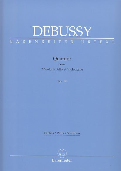 Debussy, String Quartet in g, L 91(85) (Barenreiter)
