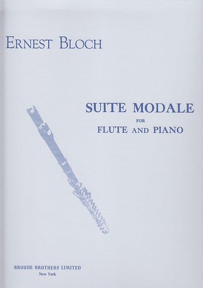 Bloch, Suite modale (1956) (Broude Bros.)