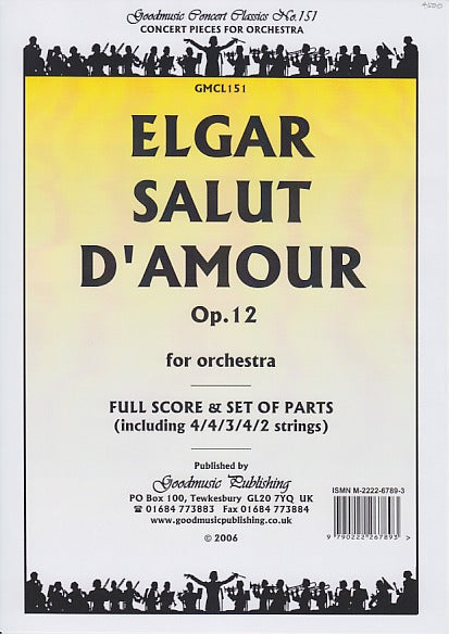 Elgar, Salut d'amour op. 12 (Goodmusic Pub.)