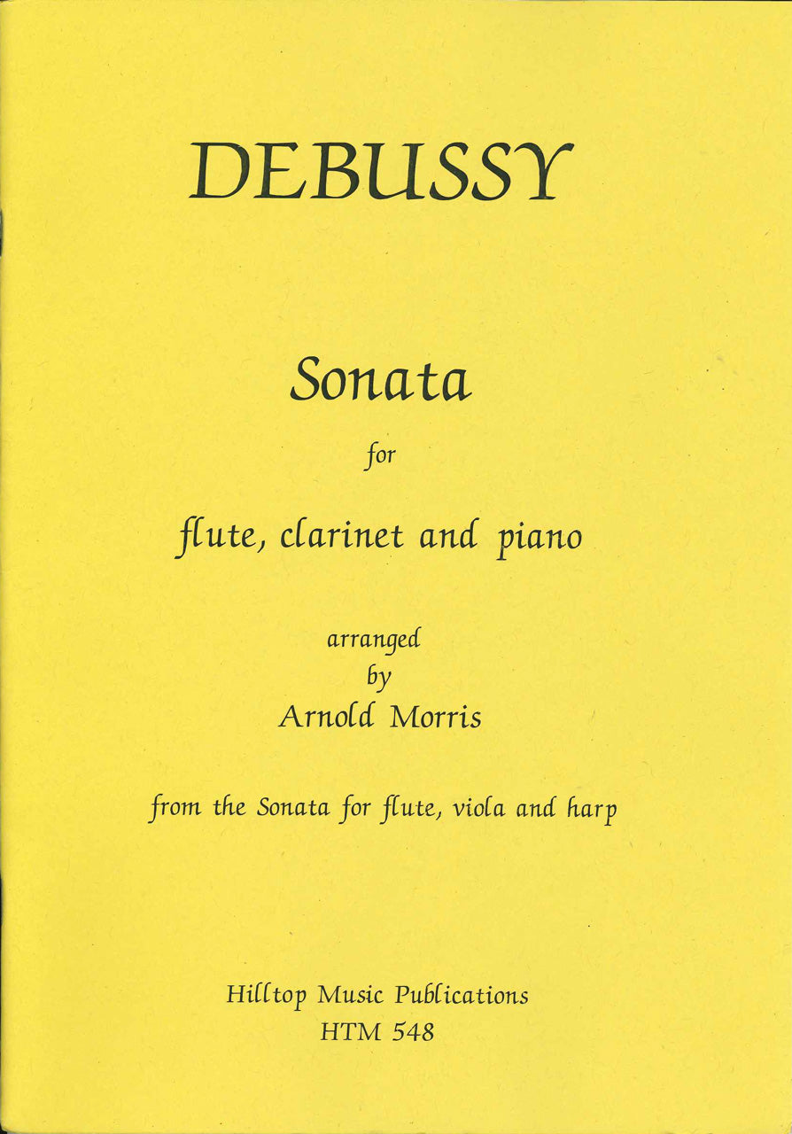 Debussy, Sonata (Fl,Cl,Pf) (Hilltop Music)