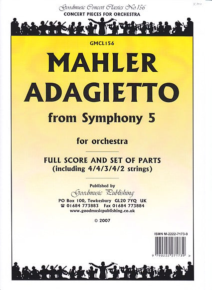 Mahler, Adagietto from Symphony 5 (Goodmusic Pub.)