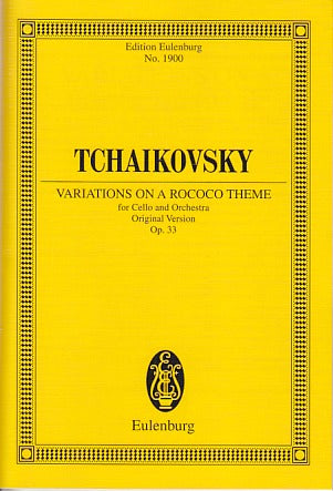 Tchaikovsky, Rococo Var. op. 33 (orig.) (Eulenburg)