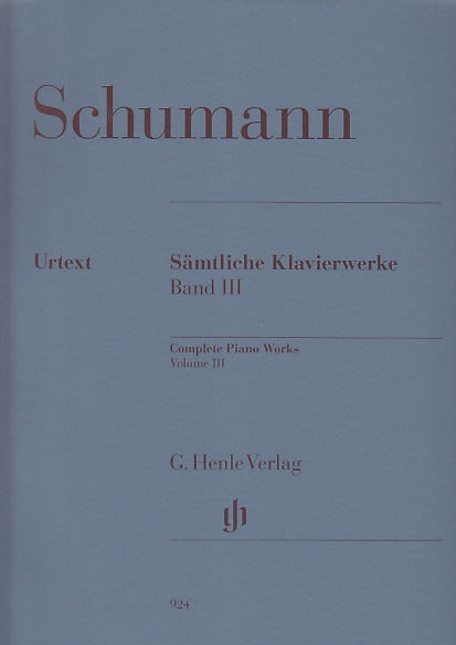 Schumann, Klavierwerke 3: op. 13-16 (Henle)