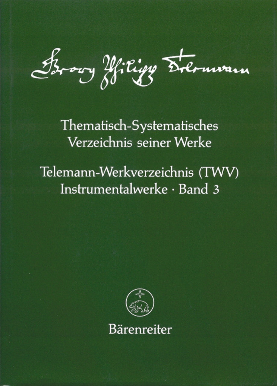 Telemann-Verzeichnis 1-3 (Barenreiter)